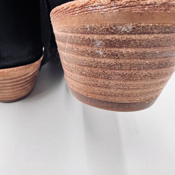 Sam Edelman Parker Ankle Boot Black Suede Size 8 - Picture 13 of 16